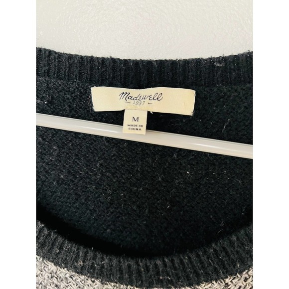 Madewell Black and Grey Sweater - Picture 5 of 7